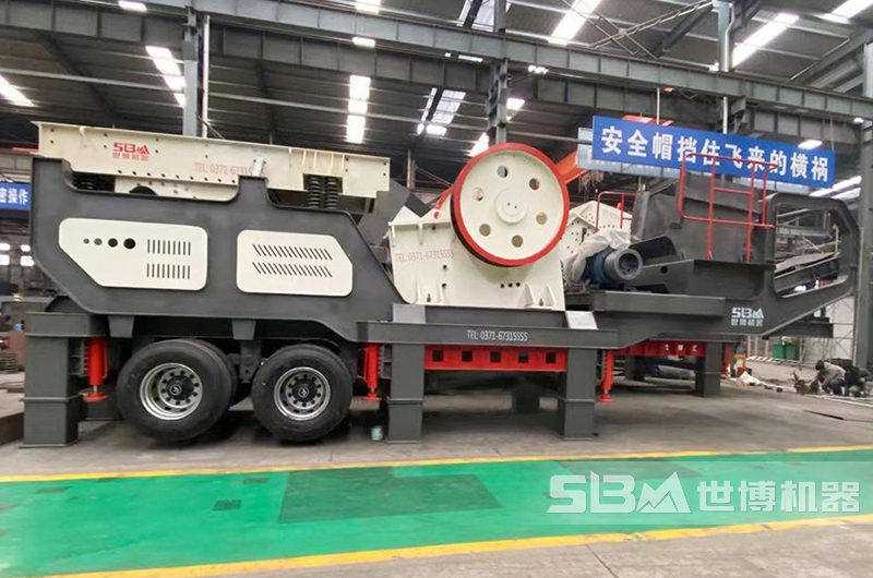 輪胎移動破碎機