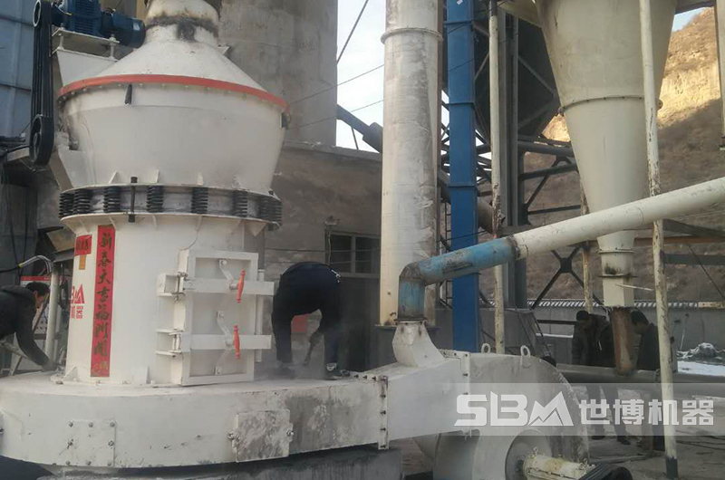 歐版立式磨粉機現場圖