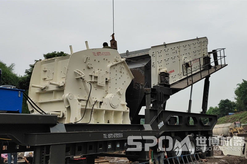 反擊破移動(dòng)破碎機(jī)，輪胎式半移動(dòng)破碎機(jī)