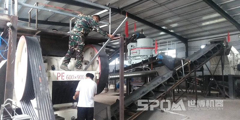 機制砂生產現(xiàn)場圖