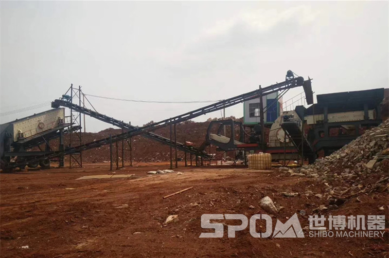 建筑垃圾破碎現場圖 建筑垃圾破碎現場圖